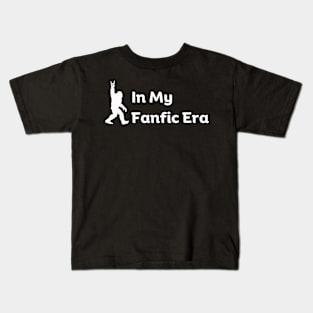 In my Fanfic Era Funny Fanfic Bigfoot Fanfiction and Bigfoot Book Lovers Humor Kids T-Shirt